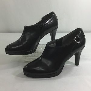 Life Stride Soft System Black Ankle Bootie